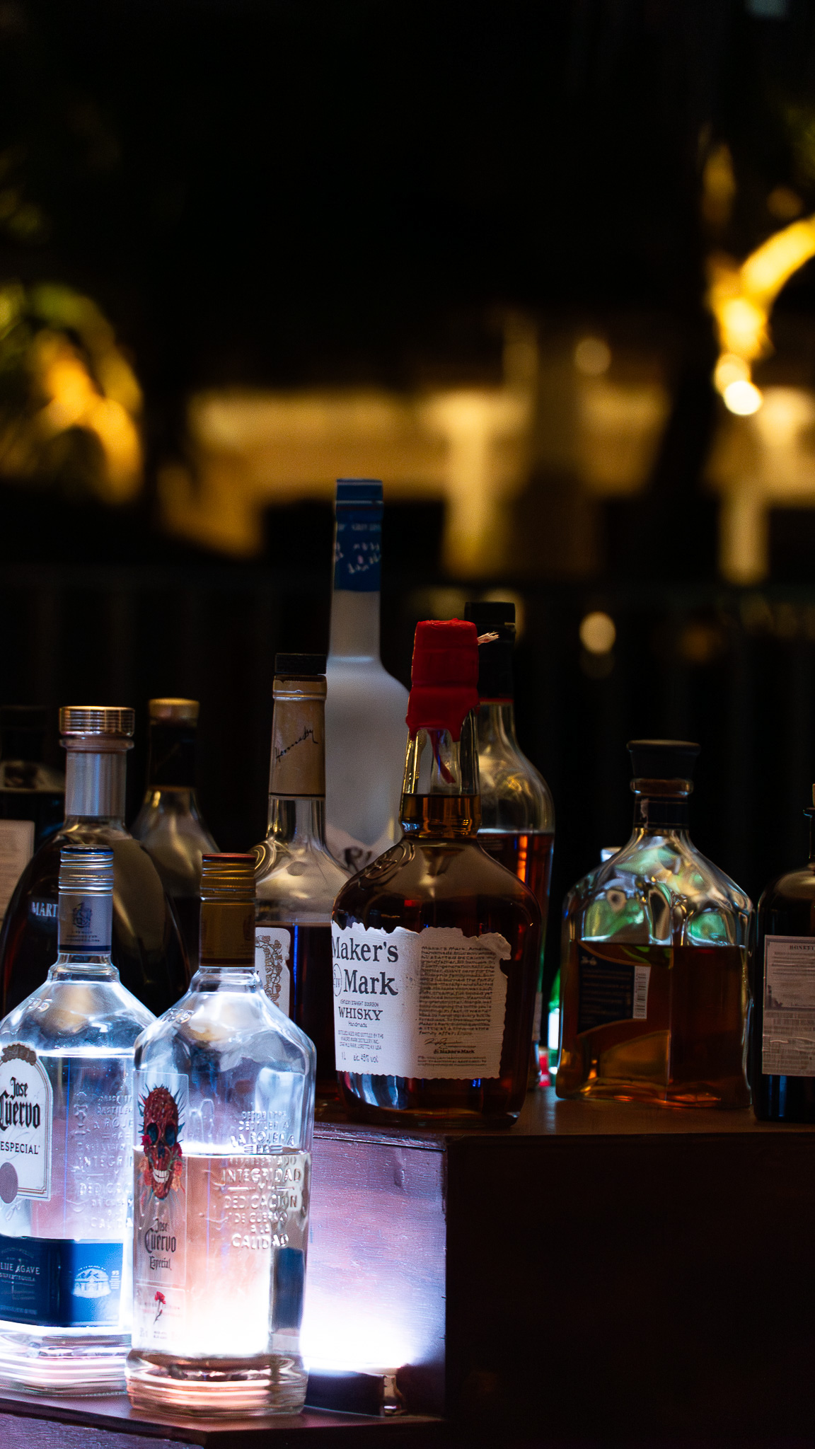 Across the bar counter, a crackle! — Maldives